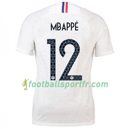 Tenue France Mbappe 12 Féminine Exterieur Coupe du monde 2018 Maillot de Foot